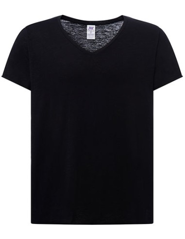 JHK-CURVSSLUB-Ladies Curves Slub T-Shirt